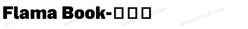 Flama Book字体转换